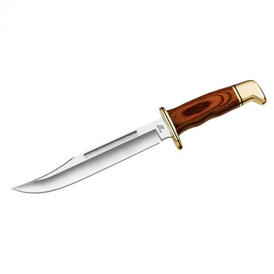 Buck Knives 120 General (0120BRS-B) 5160 BOS Carbon Steel Fixed Blade Knife W/Sheath