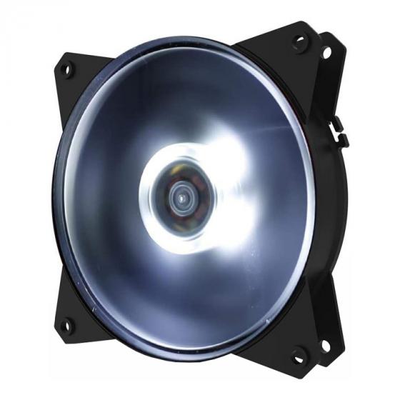 Cooler Master MasterFan MF120L White 120mm LED Damping Quiet Case Fan