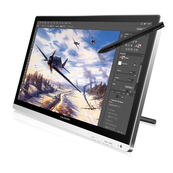 how man inches is huion gt 190