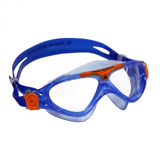 Black/Red Aqua Sphere K180 Clear Lens Adult swimming goggles