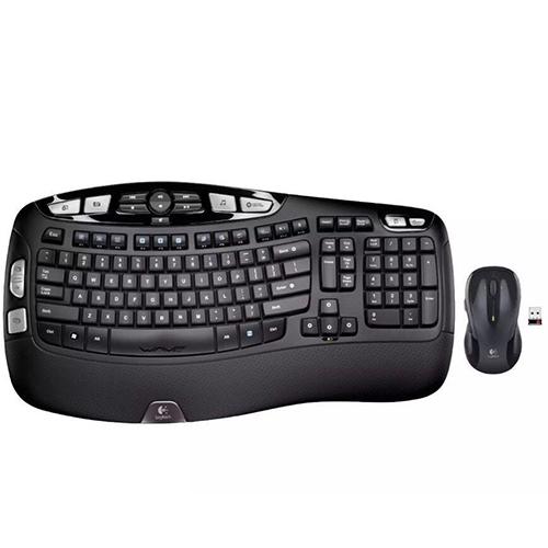 Logitech MK570 Comfort Wave Wireless Keyboard and Optical Mouse