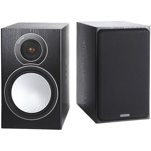 Monitor Audio Silver Series 1 2-way Compact Loudspeakers - Pair - Black Oak