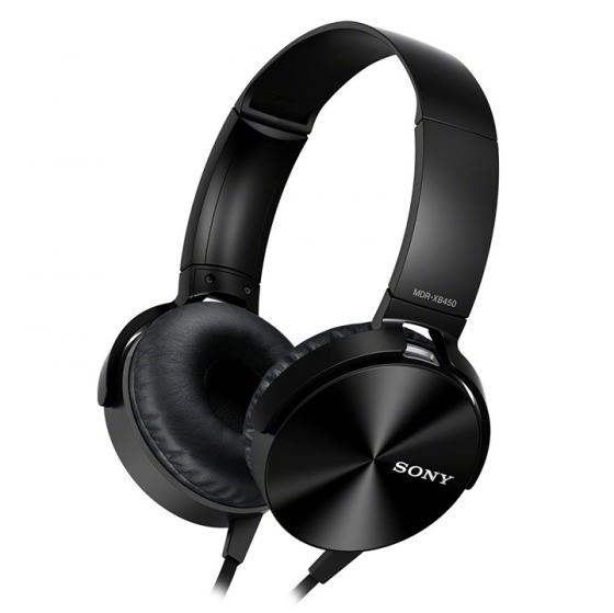 Sony MDR-XB450AP Extra Bass Smartphone Headset (Black)