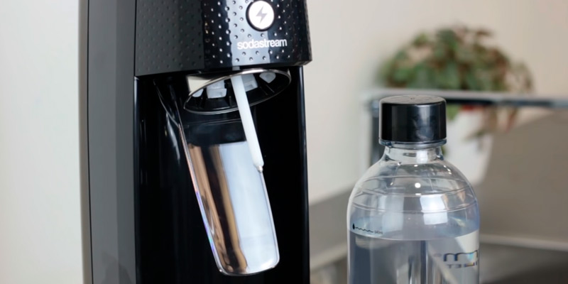 SodaStream Fizzi One Touch Sparkling Water Machine in the use