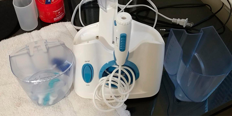 Review of H2ofloss Water Dental Flosser HF-8 Quiet Design(50db) With 12 Multifunctional Tips Countertop Dental Oral Irrigator for Family