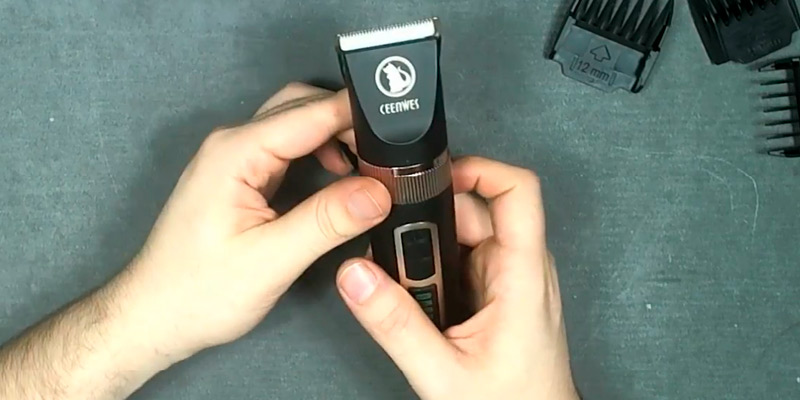 Review of Ceenwes 11 Tools Professional Dog Grooming Clippers with Power Status Dog Grooming Kit