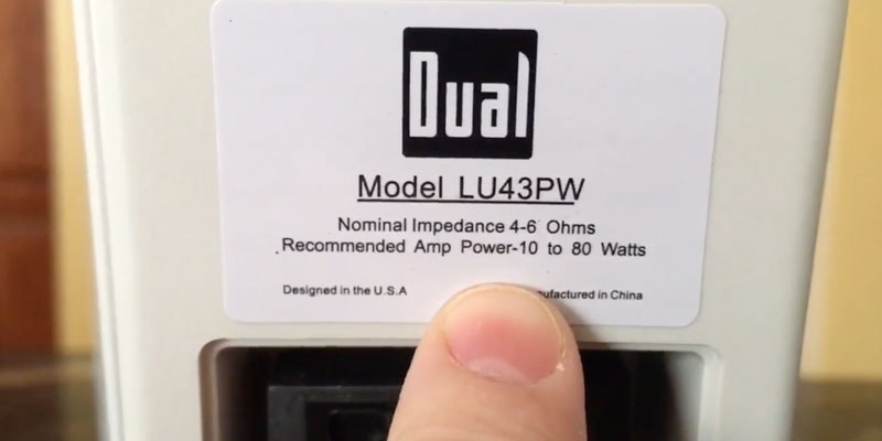 Dual LU43PB 3-Way High Performance Indoor/Outdoor Speakers with Swivel Brackets application