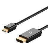Rankie R-1101-CB-MINIDP-HDMI-6FT-BK Mini DisplayPort to HDMI Cable