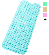 TIKE SMART 35x16 Extra-Long Non-Slip Bathtub Mat