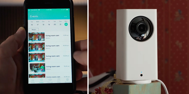 Wyze Cam Pan 1080p Indoor Smart Home Camera in the use
