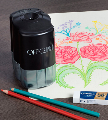 Review of OfficePro OPPSZ12 Ultra-Portable Electric Pencil Sharpener