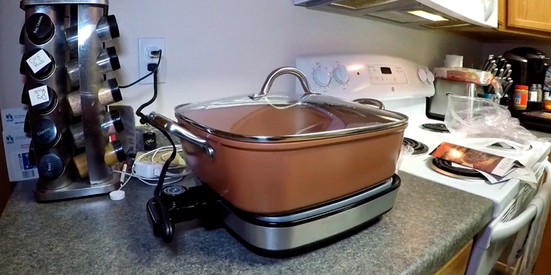 Buffet Server and in The Oven 12 removable electric skillet Copper Chef 12 Removable Electric Use as a Skillet