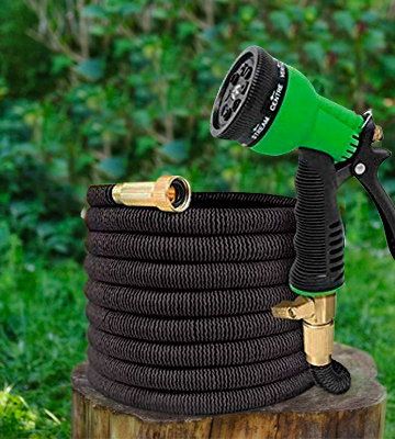 Review of Flexi Hose Lightweight Expandable Garden Hose 8 Function Nozzle