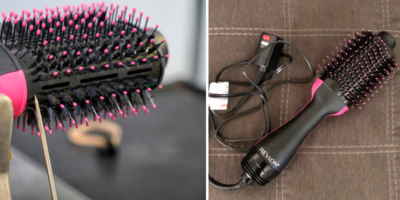Revlon One-Step Hair Dryer And Volumizer Hot Air Brush in the use
