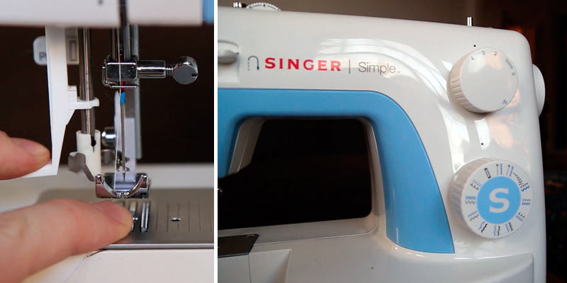 SINGER 3221 Simple Sewing Machine in the use