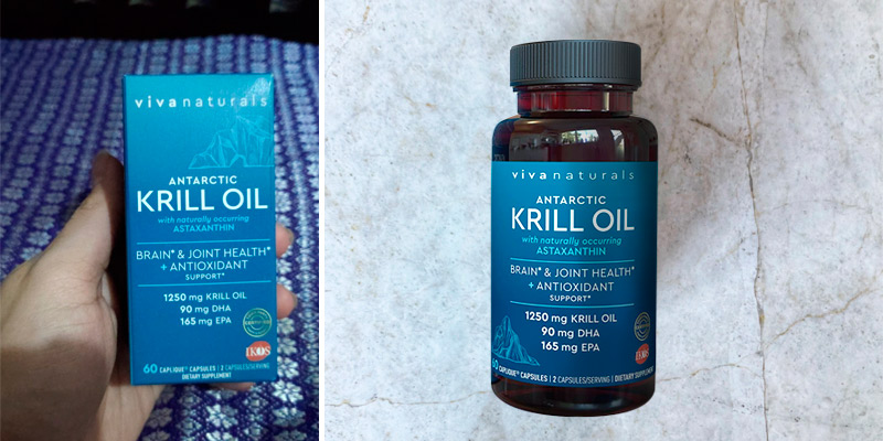 Review of Viva Naturals (1250mg) Antarctic Krill Oil Supplement