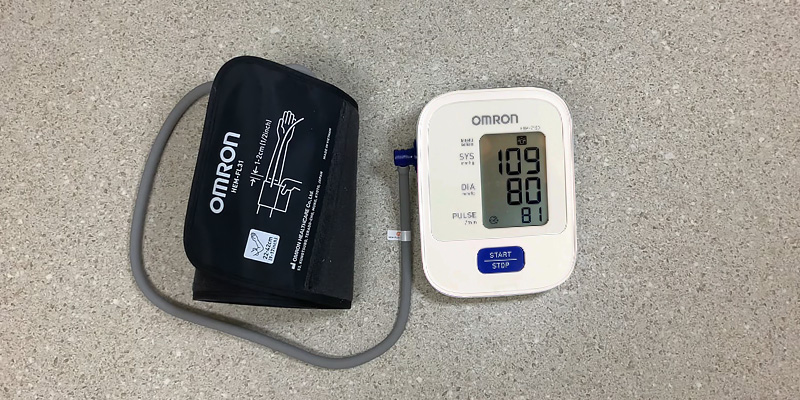 Omron BP5100 Bronze Blood Pressure Monitor, Upper Arm Cuff Stores