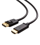 Cable Matters 102003-6 Unidirectional DisplayPort to HDMI Adapter Cable (DP to HDMI)