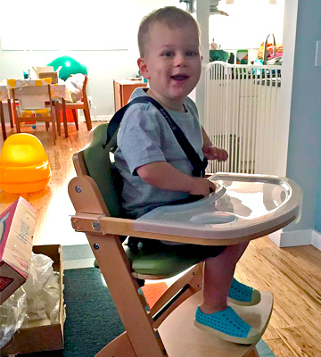 Review of Abiie Beyond Wooden High Chair With Tray
