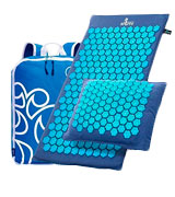 Artree traveling version Professional Acupressure Mat and Pillow Set Natural Linen