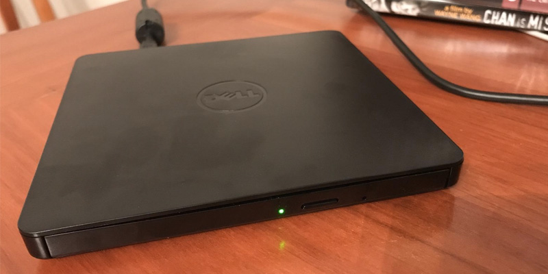 Dell DW316 Slim External USB DVD-R/RW Optical Drive in the use
