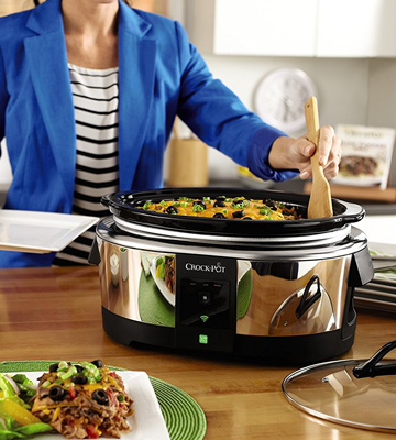 Review of Crock-Pot SCCPWM600-V2 Wemo Smart Wifi-Enabled Slow Cooker, 6-Quart, Stainless Steel