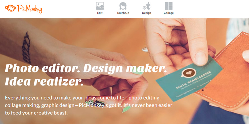 PicMonkey Photo Editor: Design Maker. Idea Realizer. in the use