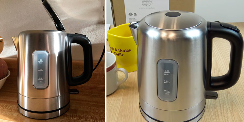 Review of AmazonBasics MK-M110A1A Portable Electric Kettle