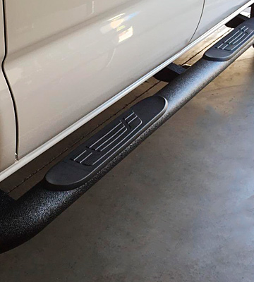 Review of TAC FBATO0900PT Black Side Running Boards for 2005-2018 Toyota Tacoma Double Cab Truck Pickup 4