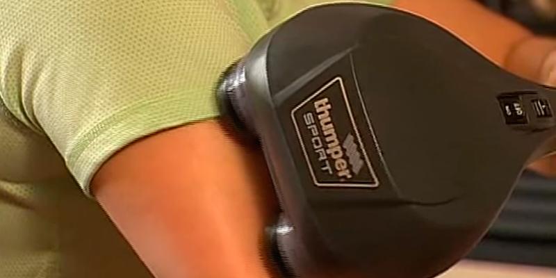 Thumper E501 NA Sport Percussive Massager in the use