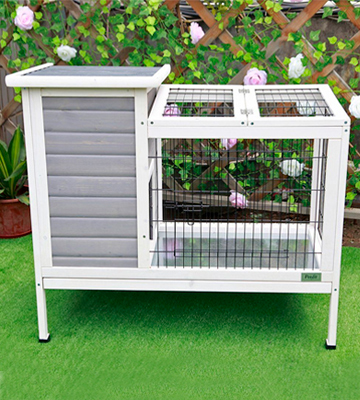 Review of Petsfit Rabbit Hutch Bunny Cage for Indoor Use