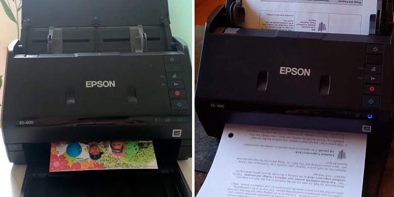 Epson WorkForce ES-400 Color Duplex Document Scanner in the use - Bestadvisor