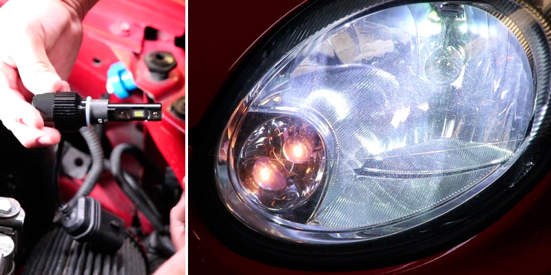 Review of HIKARI LED Headlight Bulbs 100% Extra Night Visibility