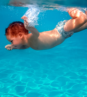 Review of LovedByMoms Reusable Swim Diaper Waterproof