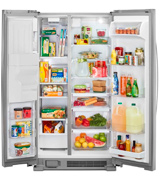 Kenmore 50043 25 cu. ft. Side-by-Side Refrigerator with Water and Ice Dispenser