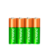 Duracell AA-Rechx4 2500mAh AA Rechargeable Batteries