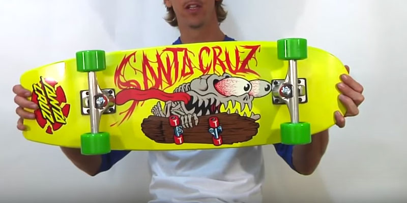 Review of Santa Cruz Skateboards Land Shark Rasta Sk8 Complete Skate Boards