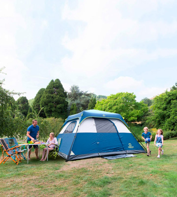 Review of OT QOMOTOP Waterproof Pop Up Tent with Top Rainfly