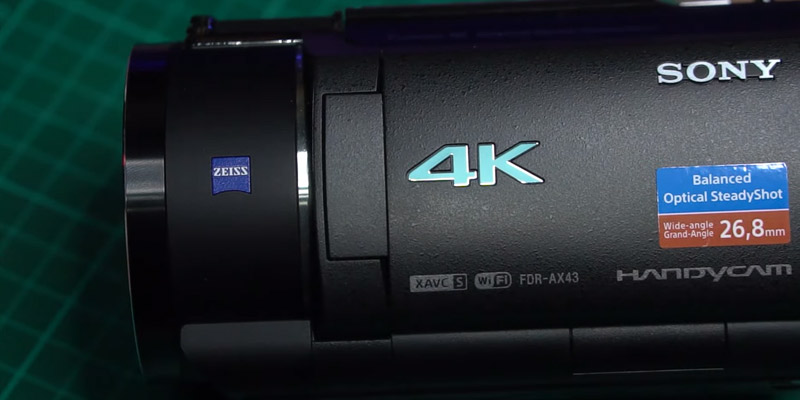 Sony FDR-AX43 UHD 4K Handycam Camcorder in the use
