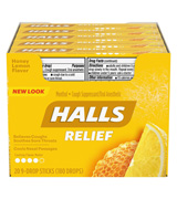 Halls Honey Lemon Cough Drops