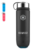 ICEWATER 3-in-1 20 oz Smart Stainless Steel Water Bottle