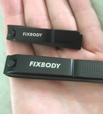 Review of FIXBODY ZJQ-01-2PCS Black Stainless Steel Fingernails & Toenails Clippers with Leather Case
