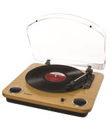 ION Audio Max LP 3-Speed Belt Drive Turntable with Built-In Speakers