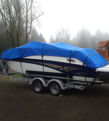 Review of Seamander Fits V-Hull Tri-Hull Runabout Waterproof Trailerable Polyester Boat Cover