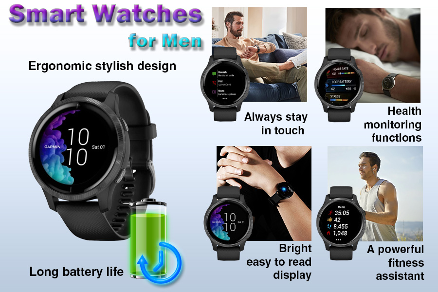 Comparison of Smart Watches for Men