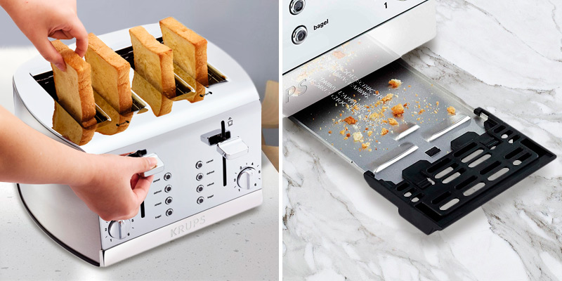 Review of KRUPS KH734D Breakfast Set 4-Slot Toaster