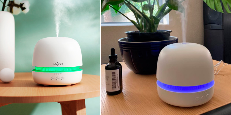 Review of Anjou Ultrasonic Waterless Auto Shut-Off Essential Oil Diffuser