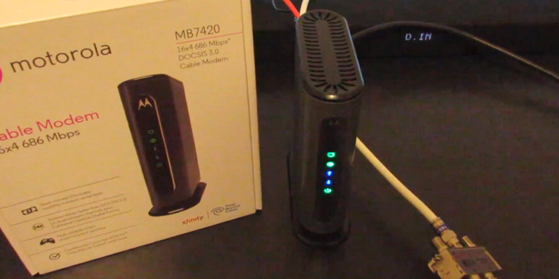 Detailed review of Motorola MB7420 DOCSIS 3.0 Cable Modem