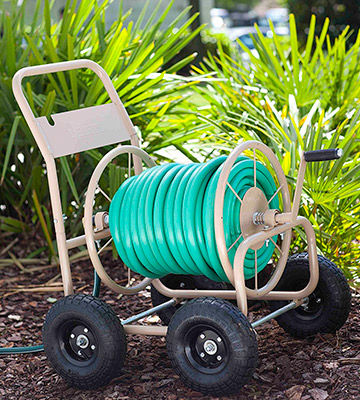 Review of Liberty Garden Products Professional Garden Hose Reel Cart
