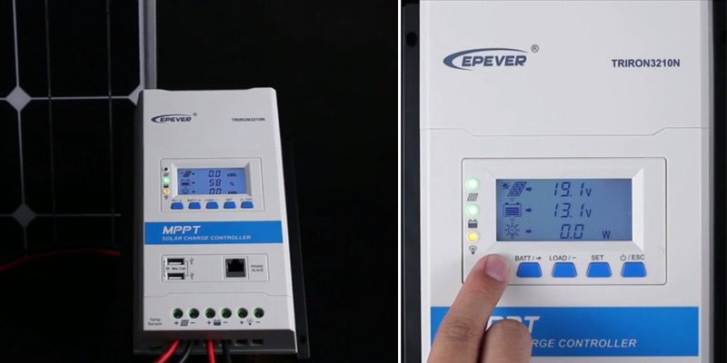 Review of EPEVER 40A MPPT Solar Charge Controller +MT50 Remote Controller Kit